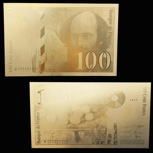 Billet doré 100 Francs Cezanne (ref.266113)
