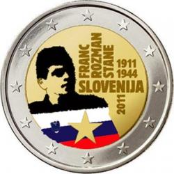 2 euros Slovénie 2011 couleur (ref24322)