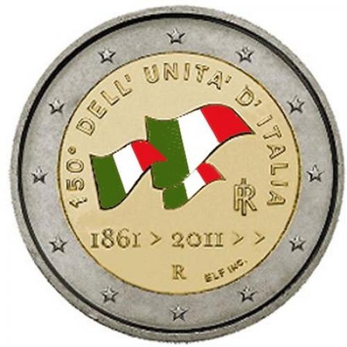 2 euros Italie 2011 couleur (ref24258)