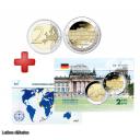 Lot 2€ Allemagne 2019 : la 2€ 2019 et sa carte commémorative -Bundesrat (ref100846)