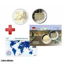 Lot 2€ Allemagne 2020 : la 2€ 2020 et sa carte commémorative (ref100853)