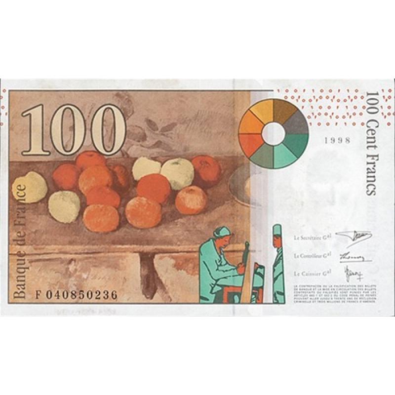 France - 100 francs Cezanne - 1997 -Qualité courante (ref639915)