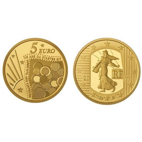 5 euros OR - Semeuse 2011 (ref320127)