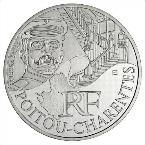 Poitou Charentes 2012 - 10 euros régions (ref321337)