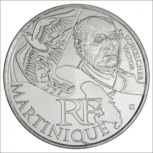 Martinique 2012 - 10 euros régions (ref321382)