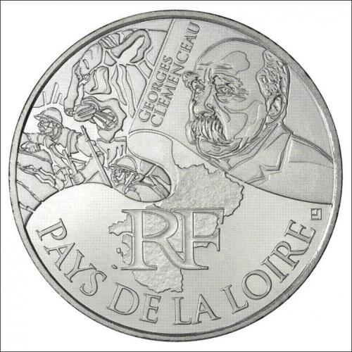 Pays de la Loire 2012 - 10 euros régions (ref321432)