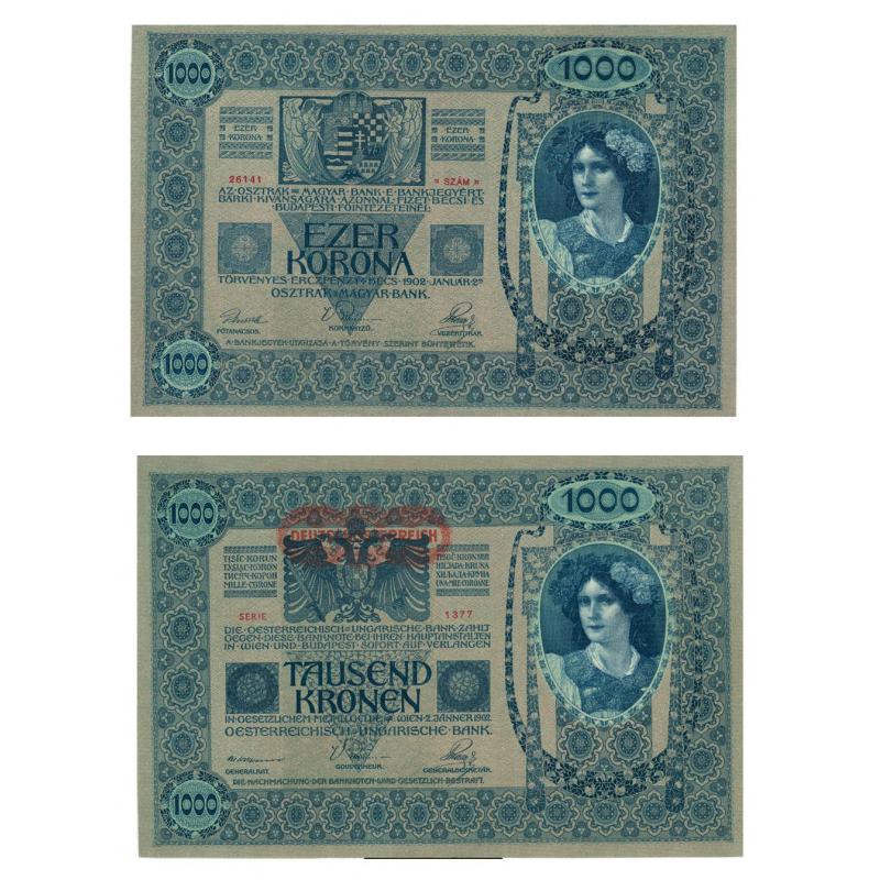 Billet Austro Hongois 1 000 Kronen (ref385711)