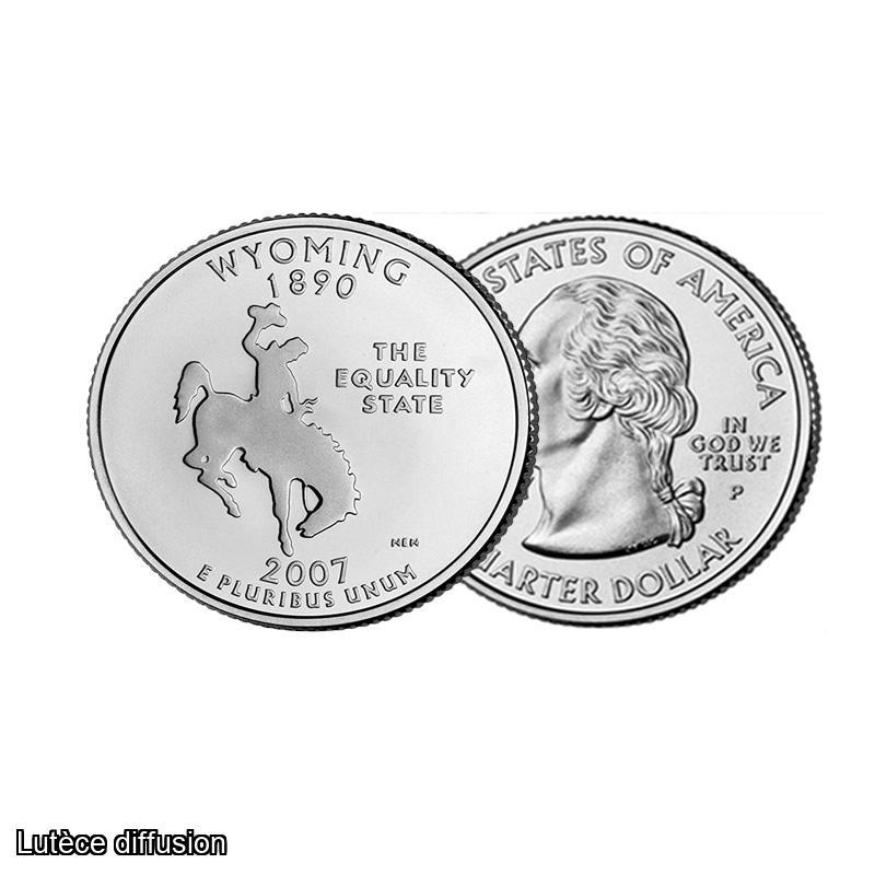 Lot de 3 QUARTERS américains commémoratifs-Dollars des Etats Unis(ref.41037 )