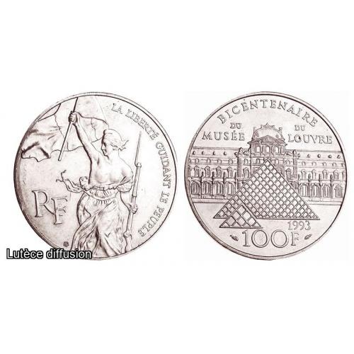 100 Francs Argent Louvre Liberté (ref673742)