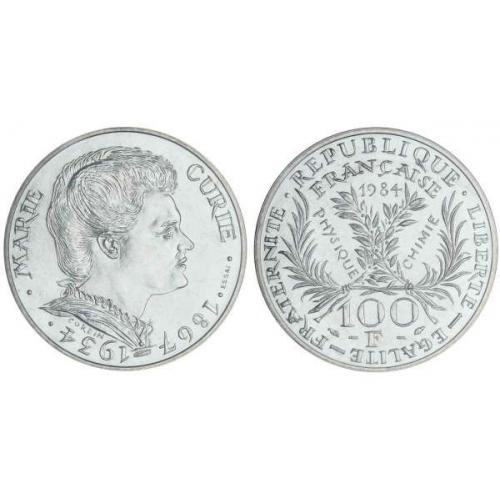 100 Francs argent Marie Curie (ref.673654)