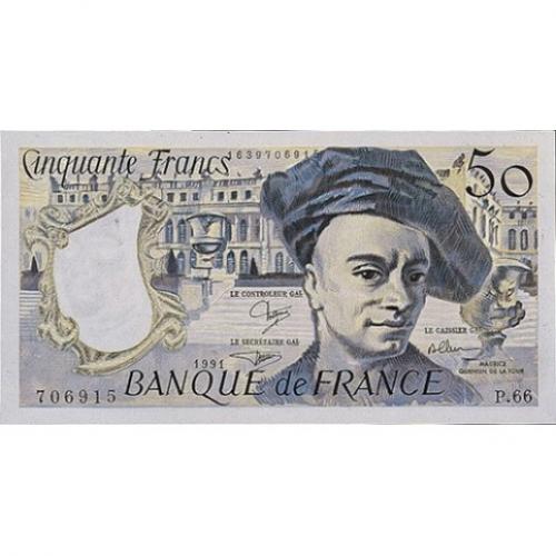 Billet 50 Francs - Quentin de la Tour (Ref639603)