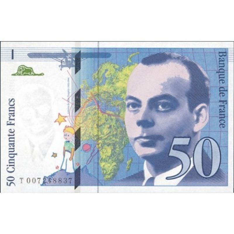 50 Francs Saint Exupéry 1992/1997- Belle qualité (ref639627)