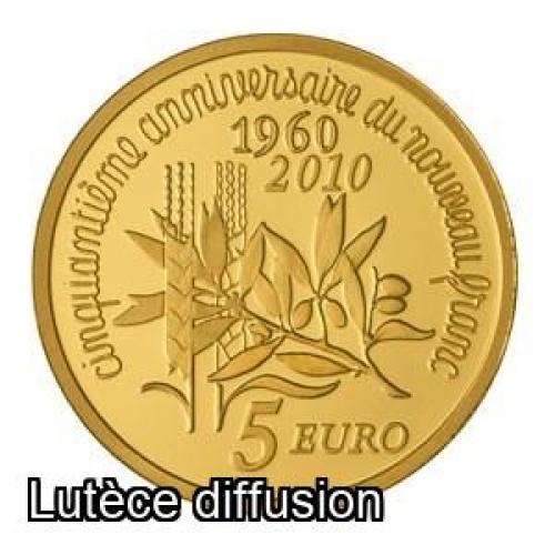 5 euros OR - Semeuse 2010 (ref314504)