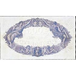 500 Francs – Rose et Bleu caissier principal – 1937/1940 (Ref640014)