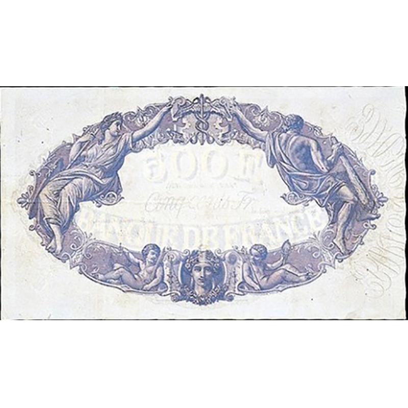 500 Francs – Rose et Bleu caissier principal – 1888/1937 (Ref640007)