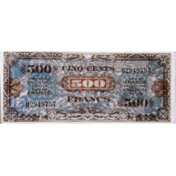Billet 500Francs Qualité courante - 1944/1945 (Ref640052)