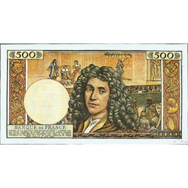 Billet 500 Nouveaux Francs - Molière - 1959/1966 - Belle Qualité (Ref640126)