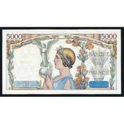 Billet5000 Francs - VictoireAilée 1938/1944 caissier général - Qualité courante (Ref640395)