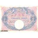 50 Francs (Bleu et Rose) (ref639991)