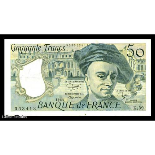 France - 50 francs Quentin de la Tour (ref44843)