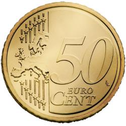 Vatican - 50 centimes - Benoit XVI (Ref323214)