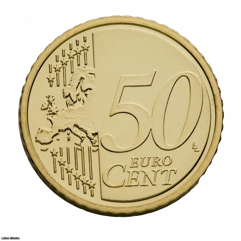 Vatican -50 centimes - Armoiries (Ref21411)