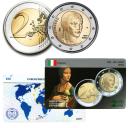 Lot 2€ Italie 2019:la 2€2019 et sa carte commémorative (ref711)