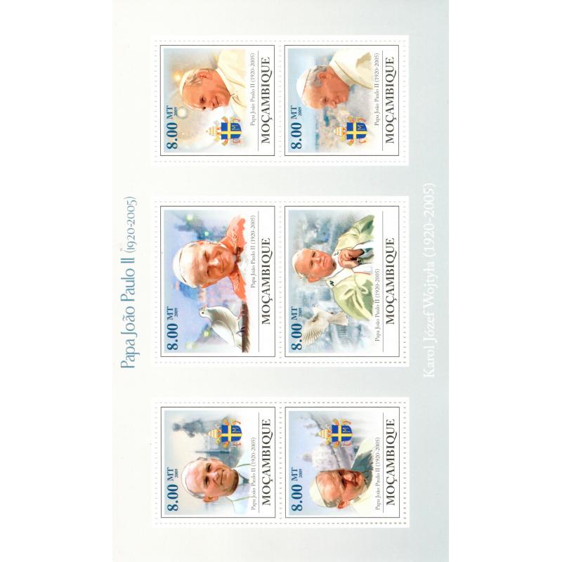 Superbe Lot de timbres Jean-Paul II (Argent et BF) (ref. 678)