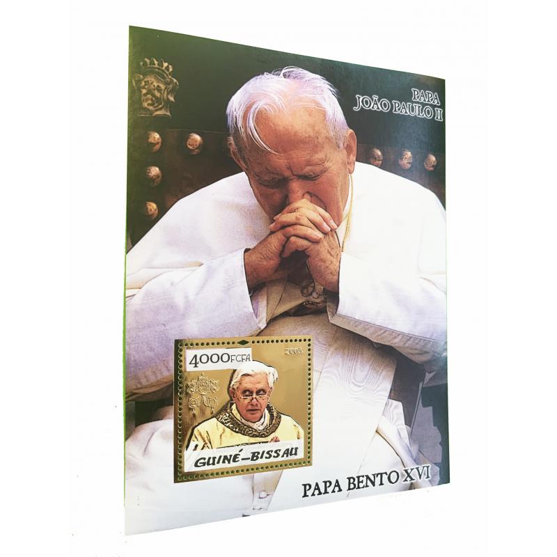 Superbe Lot de timbres Jean-Paul II (timbres Or, Argent et BF)(ref. 661)