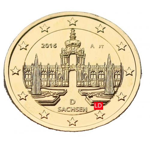 Allemagne 2016 Sachsen - dorée or fin 24 carats (ref329243)