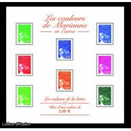 Bloc feuillet Les couleurs de Marianne  (ref 146286)