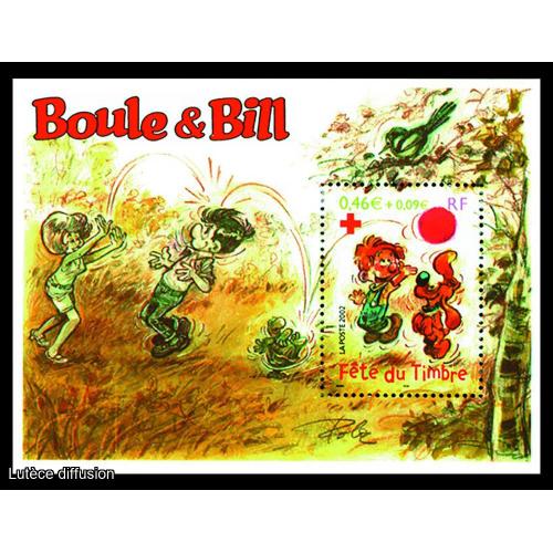 Bloc feuillet fête du timbre Boule & Bill (ref 662579)