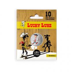 France 2021 – Médaille Lucky Luke – Billy the Kid couleur (Ref29046)