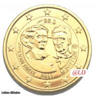 Belgique 2011 - 2 euro commémorative dorée or fin 24 carats (ref985339)
