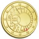 2€ Belgique 2013 - dorée or fin 24 carats (ref324279)