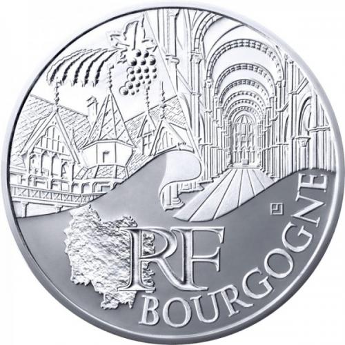 Bourgogne 2011 - 10 euros régions (ref321018)