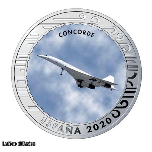 1,50 Espagne 2020 AVIATION CONCORDE (ref25932)