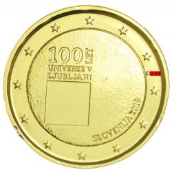 2€  slovénie 2019 - dorée or fin 24 carats (ref 23912)