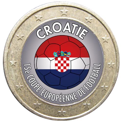 1 euro Football Croatie (ref329067)