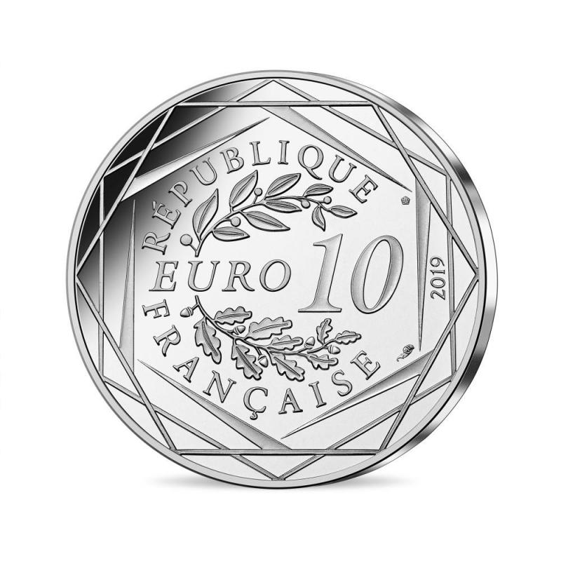 Roi Dagobert - 10 euros argent (ref28812)