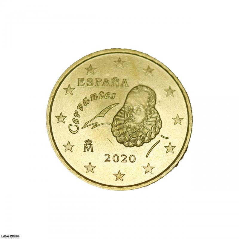 Coincard Espagne 2020 - 50 centimes - Banque Centrale (Ref.26173)