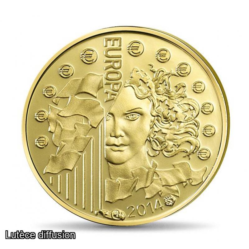 5 euros OR - France 2014 (ref44793)