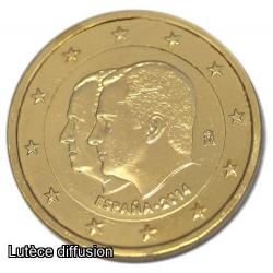 Espagne 2014 - 2 euro commémorative dorée or fin 24 carats (ref326525)