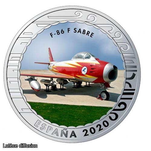 1,50 Espagne 2020 AVIATION F-86F SABRE (Ref27790)