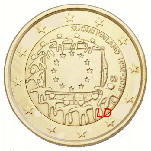 2€ Finlande 2015 - dorée or fin 24 carats (ref328176m)