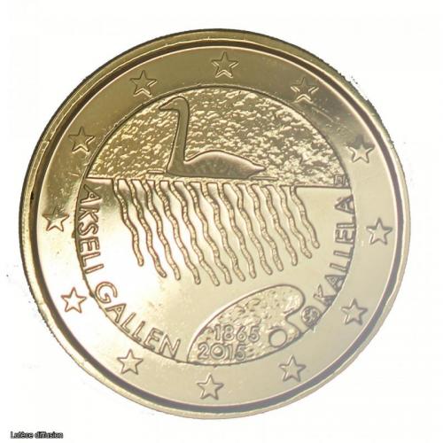 Finlande 2015 - 2 euro commémorative Gallen-Kallela or fin 24 carats (ref328552)