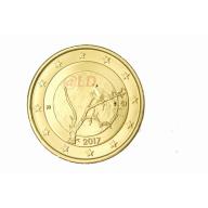 2€ Finlande 2017 - dorée or fin 24 carats (ref21011)