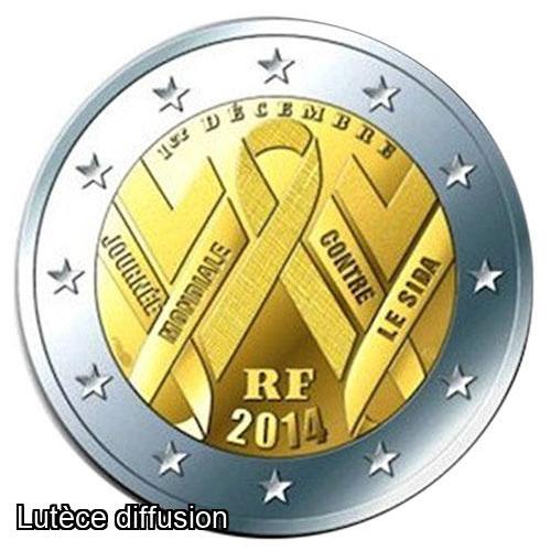 France 2014 - SIDA- 2€ commémorative (ref326194)