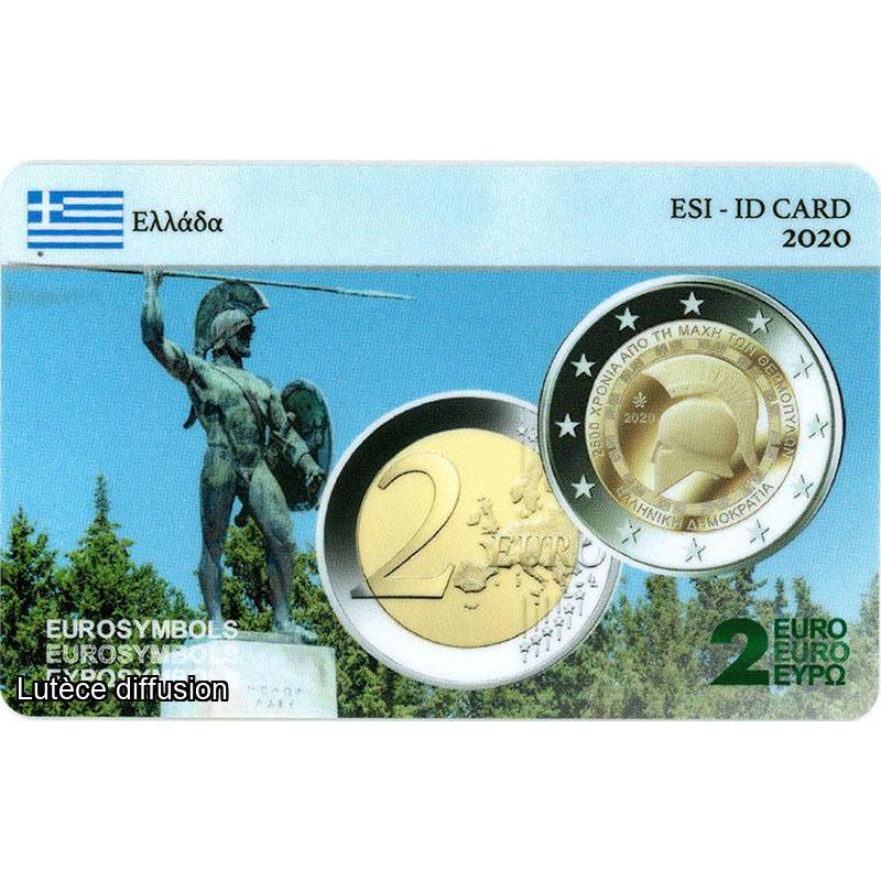 Carte commémorative Grèce 2020 (ref42104)