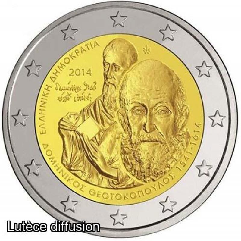 Grèce 2014 - Greco- 2€ commémorative (ref326170)